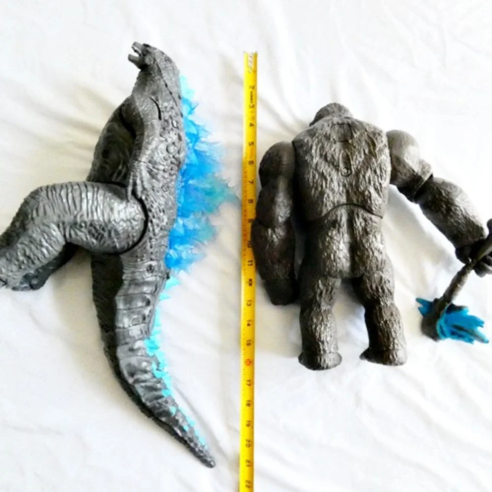 GODZILLA vs KONG Playmates 2020 Mega Heat Ray & King Kong Lights Sound Great Con